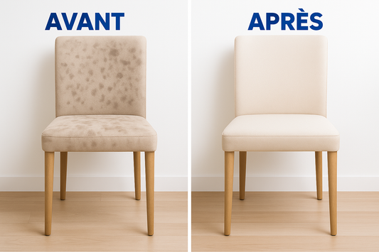 Nettoyage chaises tissus lille